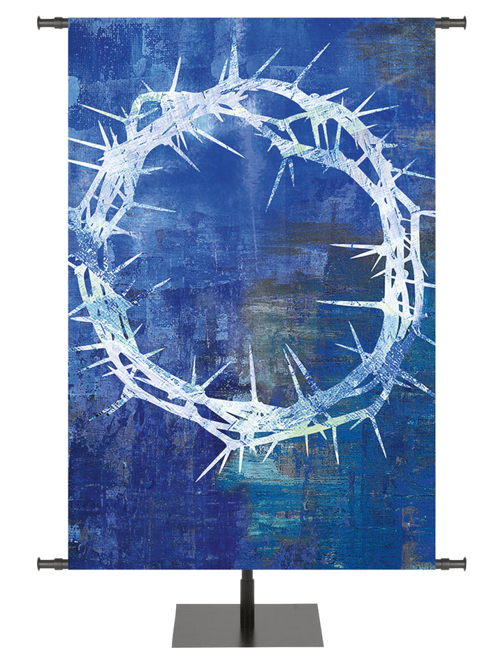 Custom Banner Brush Strokes of Easter Finished - Custom Easter Banners - PraiseBanners