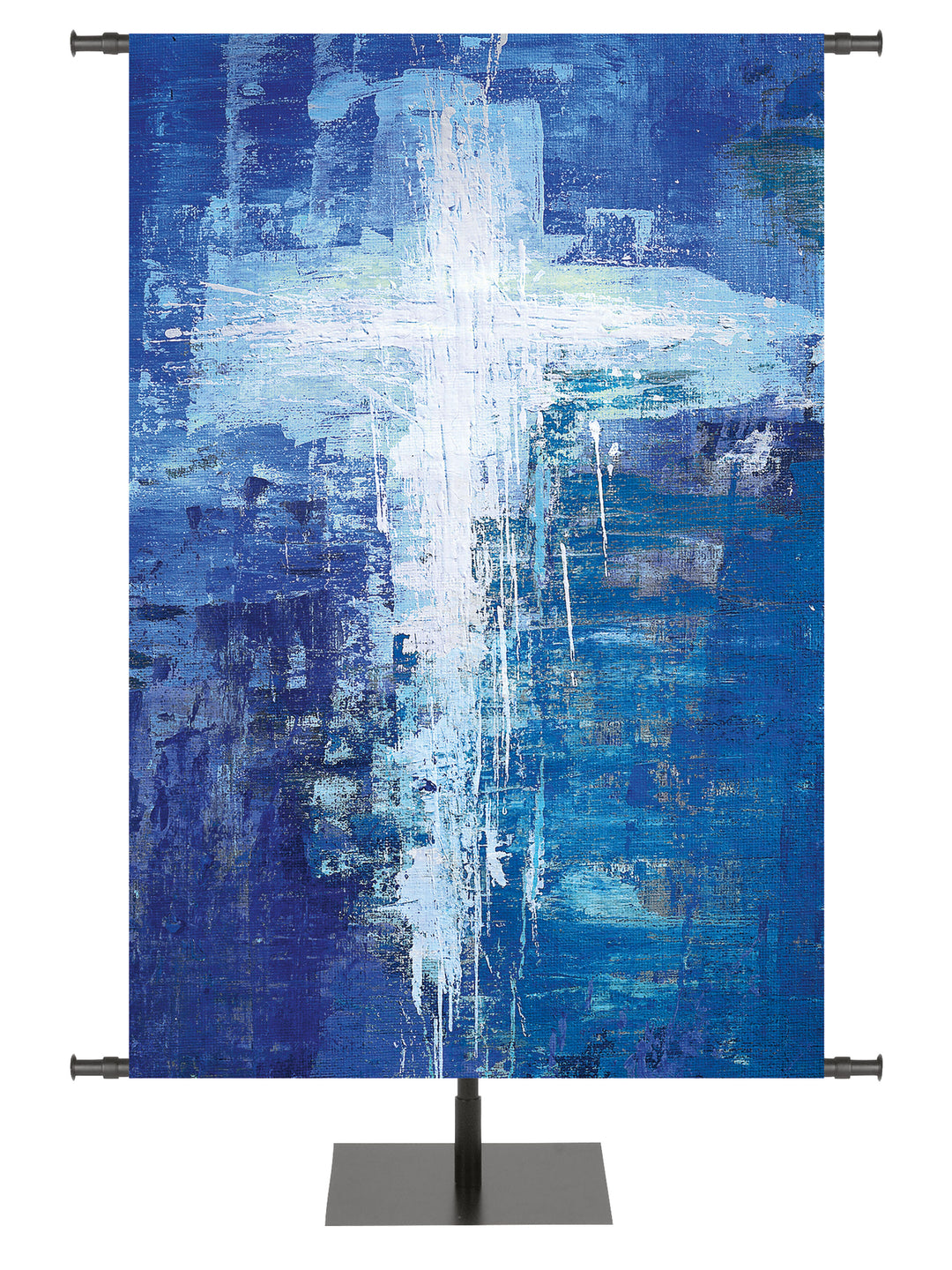 Brush Strokes of Faith Custom Banner Cross - Custom Banners - PraiseBanners