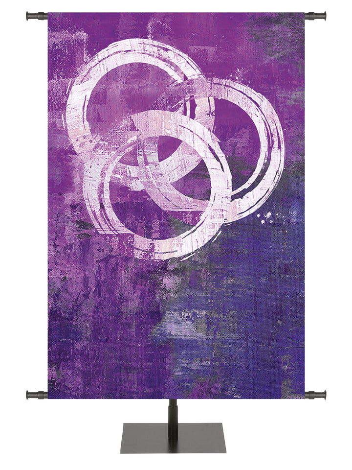 Brush Strokes of Faith Custom Banner Trinity - Custom Banners - PraiseBanners