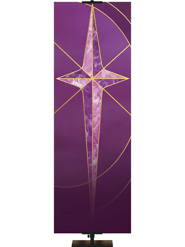 Christmas Liturgy Custom Banner Star (Right) - Custom Liturgical Banners - PraiseBanners