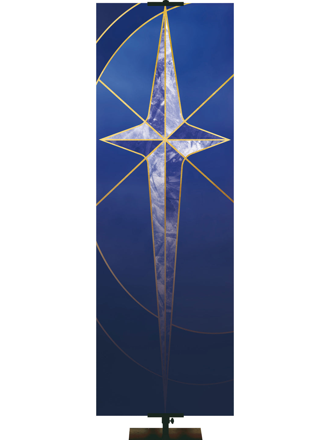 Christmas Liturgy Custom Banner Star (Left) - Custom Liturgical Banners - PraiseBanners