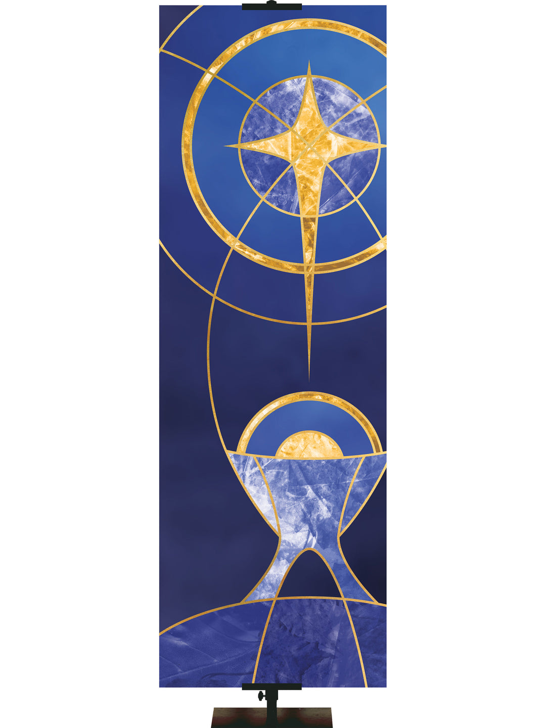 Christmas Liturgy Custom Banner Liturgy Manger (Right) - Custom Liturgical Banners - PraiseBanners