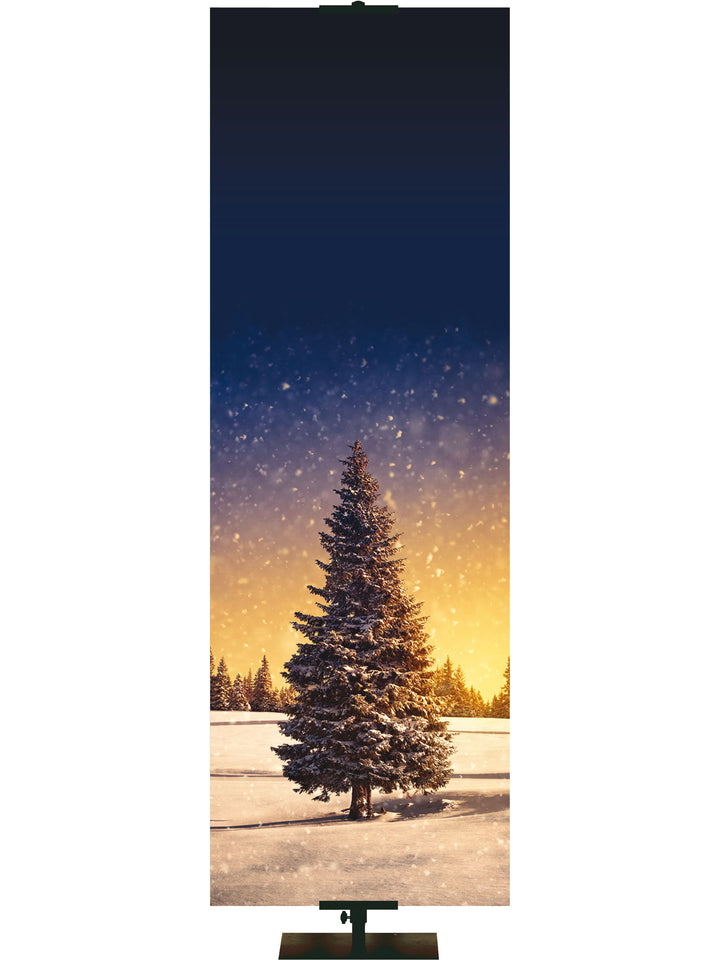 Winter Tree Custom Banner - Custom Christmas Banners - PraiseBanners