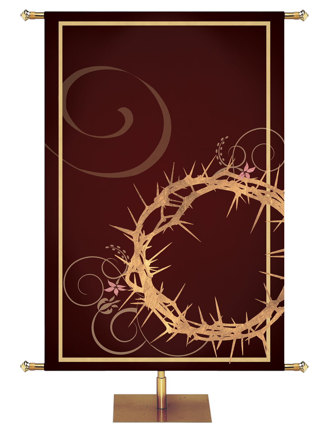 Custom Crown of Thorns Banner Style I - Custom Easter Banners - PraiseBanners