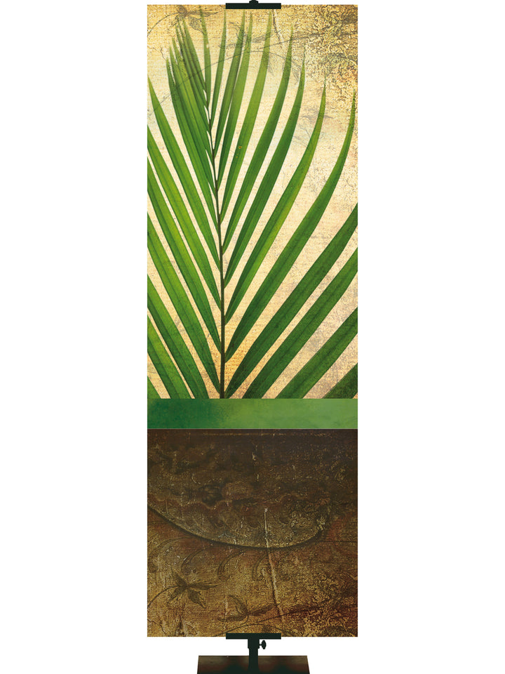 Hosanna Palm Branch Custom Banner - Custom Easter Banners - PraiseBanners