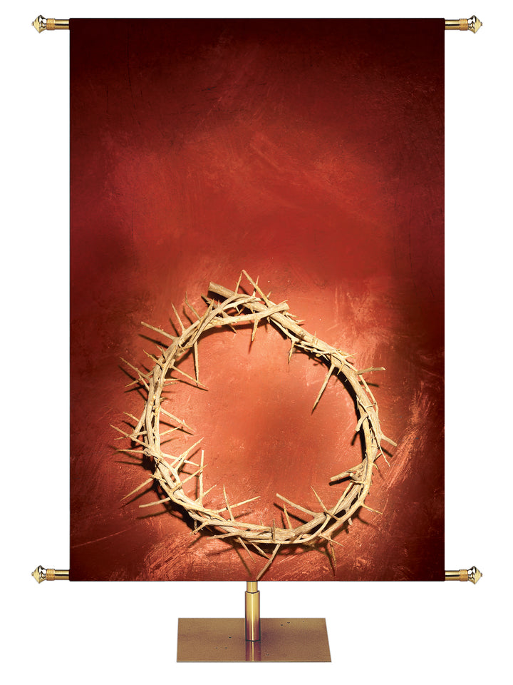 Crown of Thorns Easter Custom Banner Background