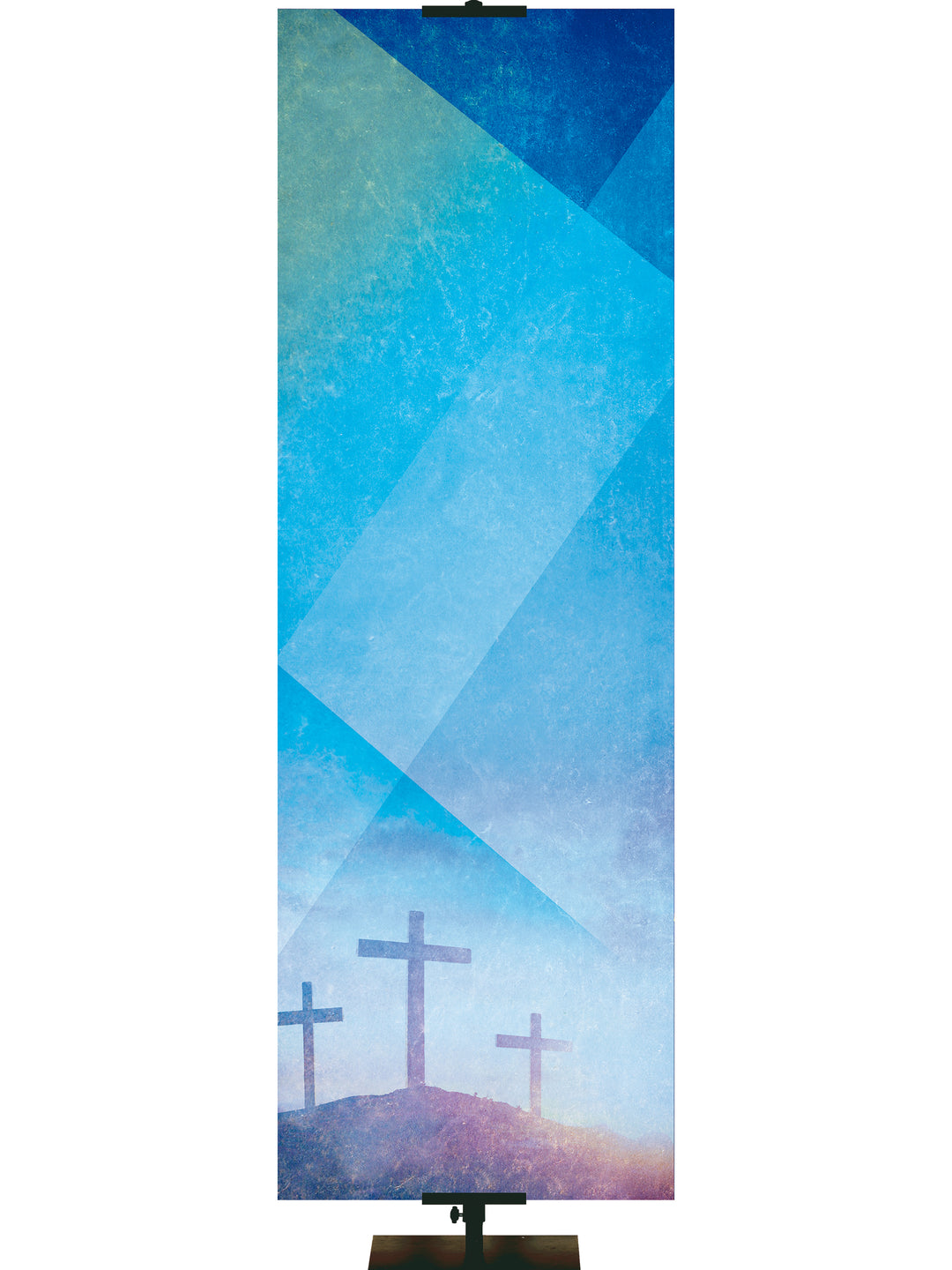 Easter Meditations Crosses Right Custom Banner - Custom Easter Banners - PraiseBanners