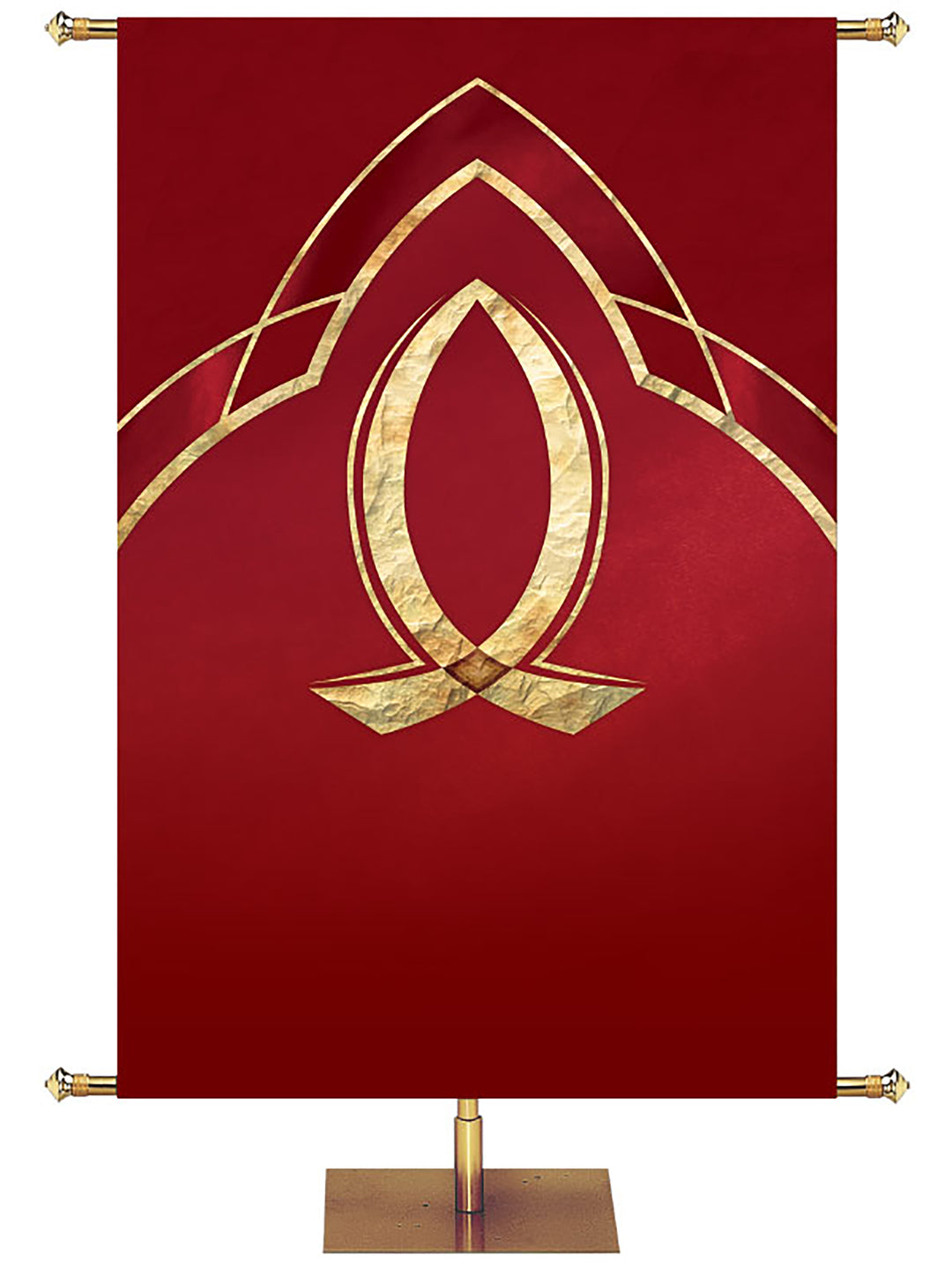 Custom Eternal Emblem Fish - Custom Liturgical Banners - PraiseBanners