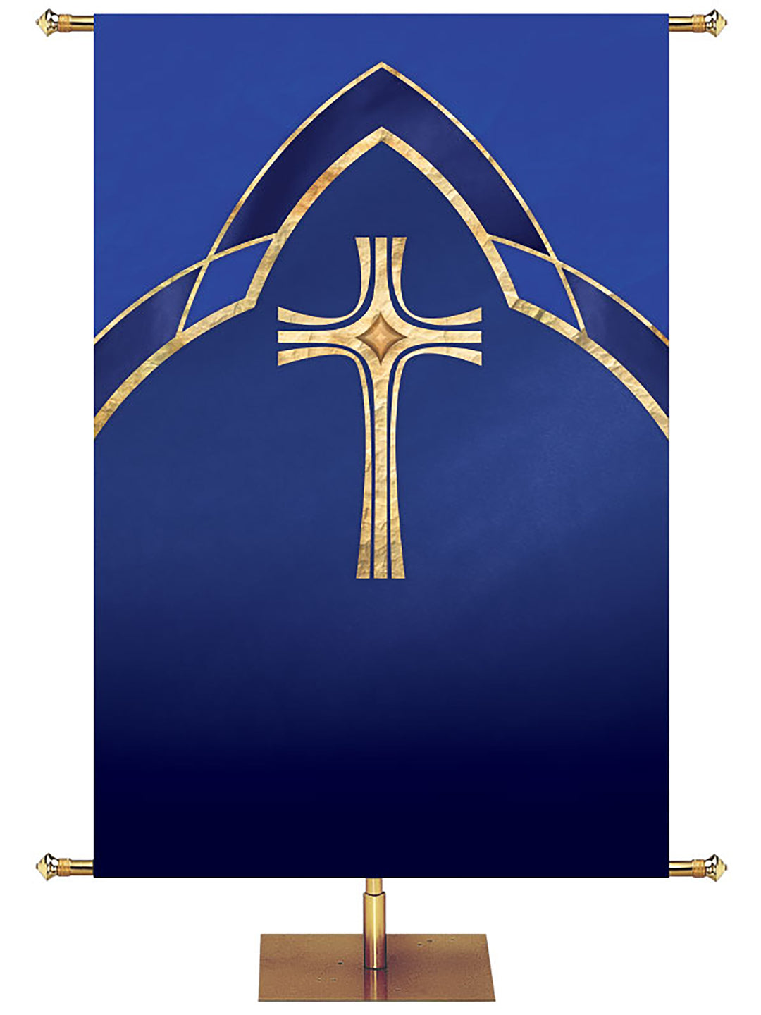 Custom Eternal Emblem Cross - Custom Liturgical Banners - PraiseBanners