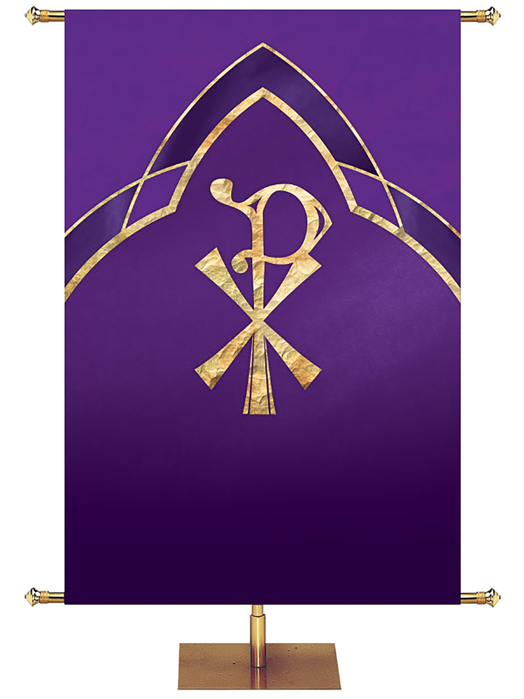 Custom Eternal Emblem Chi-Rho - Custom Liturgical Banners - PraiseBanners