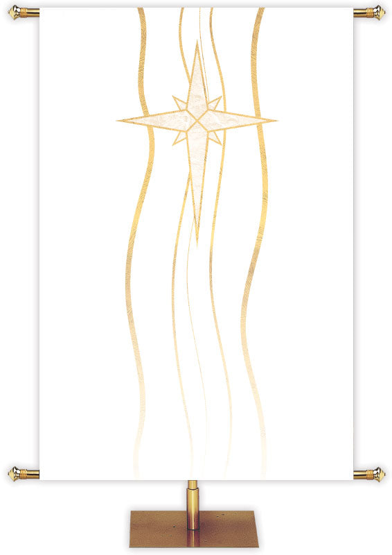 Custom Banner Experiencing God Symbols Star - Custom Liturgical Banners - PraiseBanners