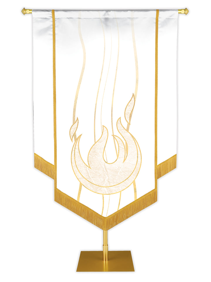 Custom Experiencing God Flame Right Hand-Embellished Banner