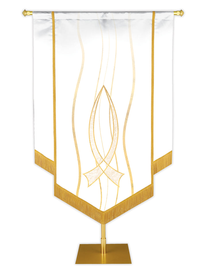 Custom Embellished Experiencing God Fish - Custom Hand Crafted Banners - PraiseBanners