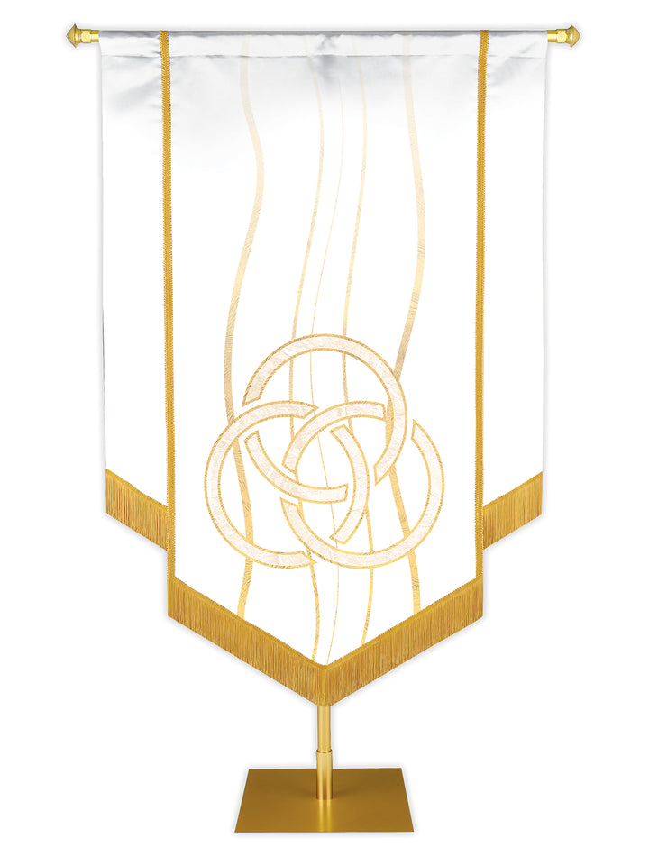 Custom Embellished Experiencing God Trinity - Custom Hand Crafted Banners - PraiseBanners