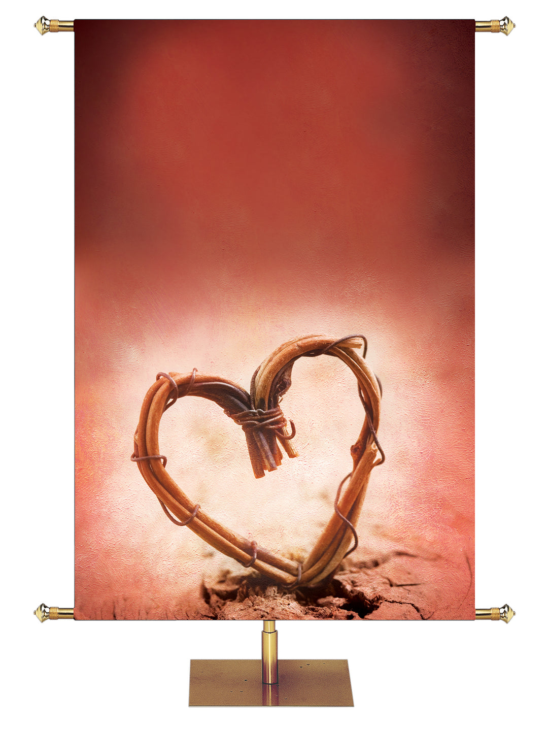 Heart Custom Banner - Custom Year Round Banners - PraiseBanners