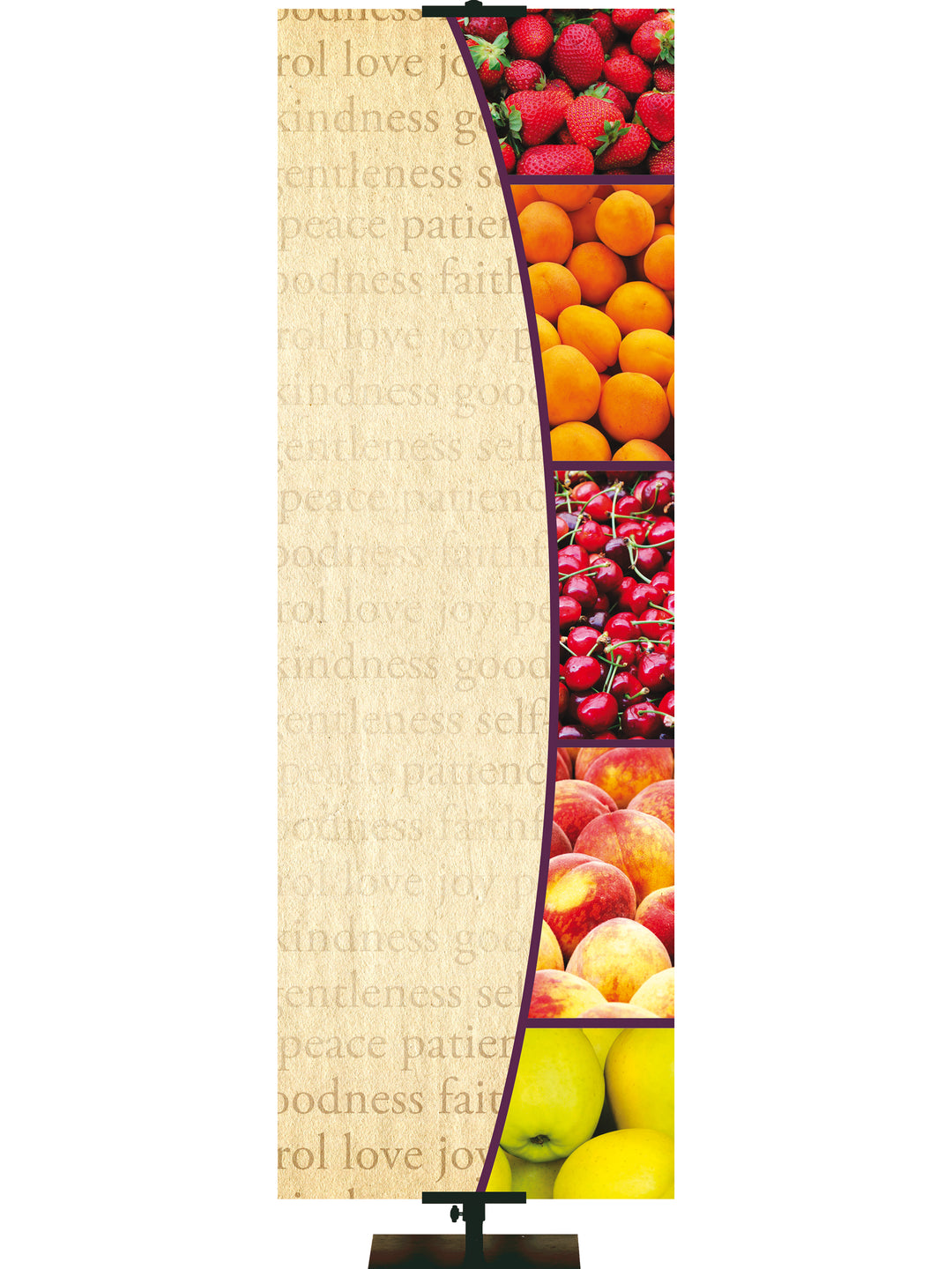 Custom Banner The Fruit of the Spirit Galatians 5:22 - Custom Year Round Banners - PraiseBanners