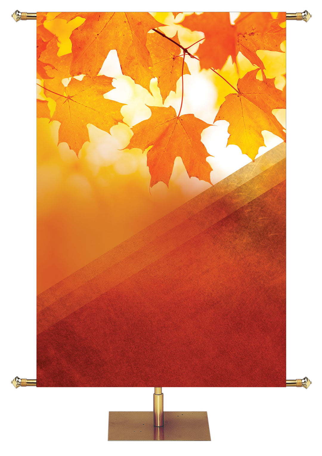 Custom Banner Golden Harvest Courts With Praise - Custom Fall Banners - PraiseBanners