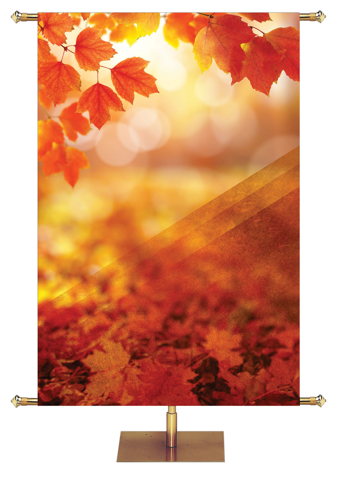 Custom Banner Golden Harvest Give Thanks - Custom Fall Banners - PraiseBanners