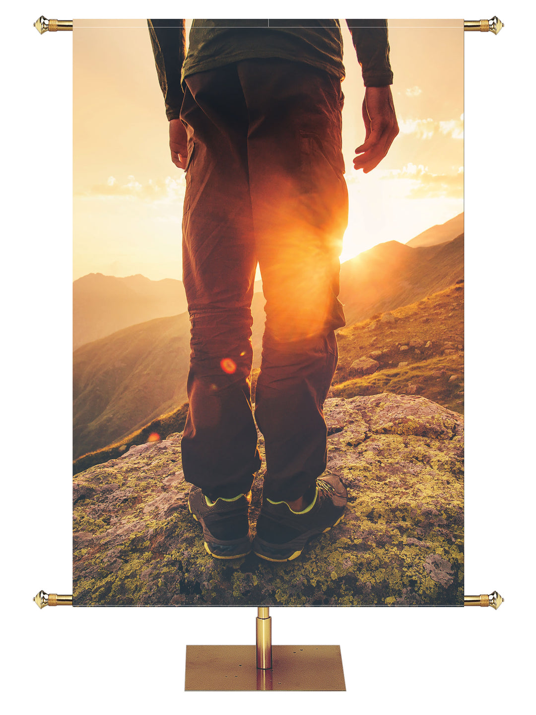 Custom Banner Background Sunset Hike