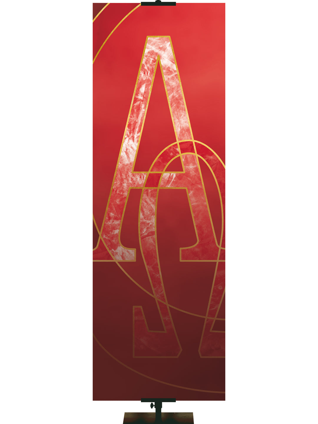 Colors of the Liturgy Custom Banner Alpha Omega - Custom Liturgical Banners - PraiseBanners