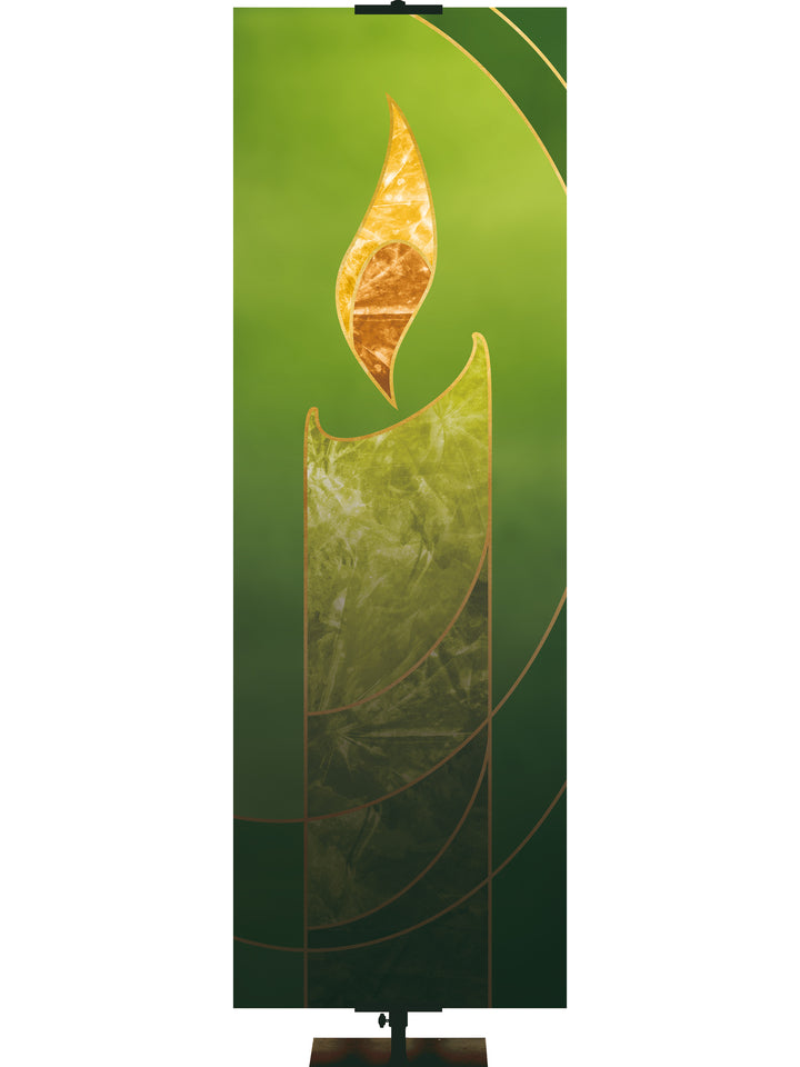 Colors of the Liturgy Custom Banner Candle - Custom Liturgical Banners - PraiseBanners