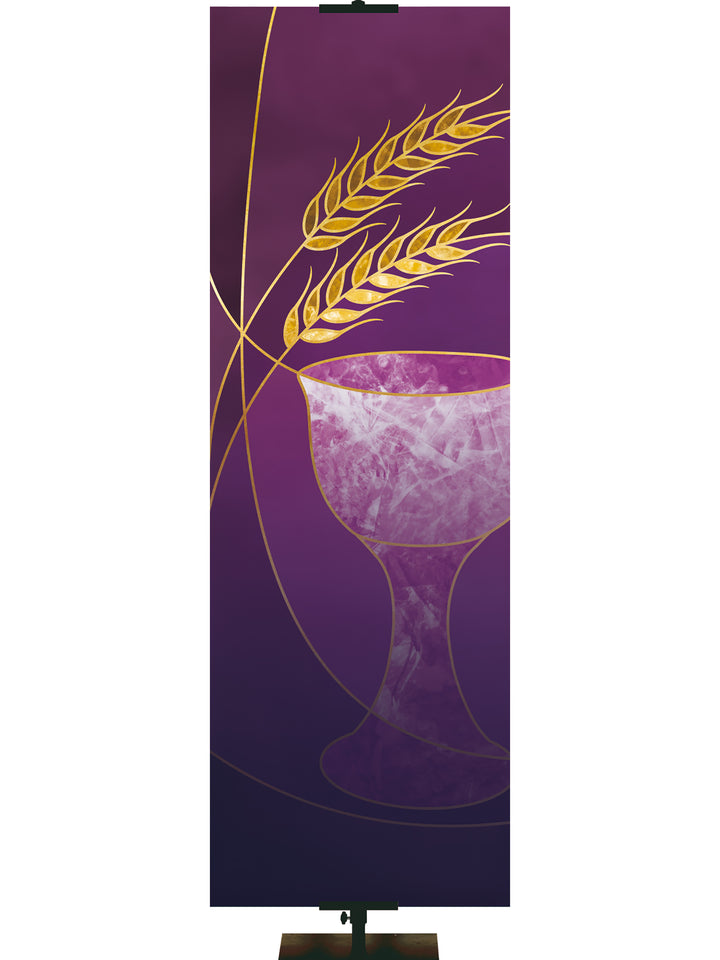 Colors of the Liturgy Custom Banner Communion - Custom Liturgical Banners - PraiseBanners