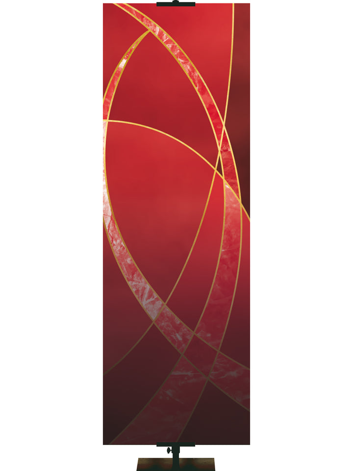 Colors of the Liturgy Custom Banner Fish - Custom Liturgical Banners - PraiseBanners