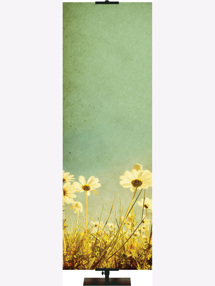 Daisies Custom Banner - Custom Easter Banners - PraiseBanners