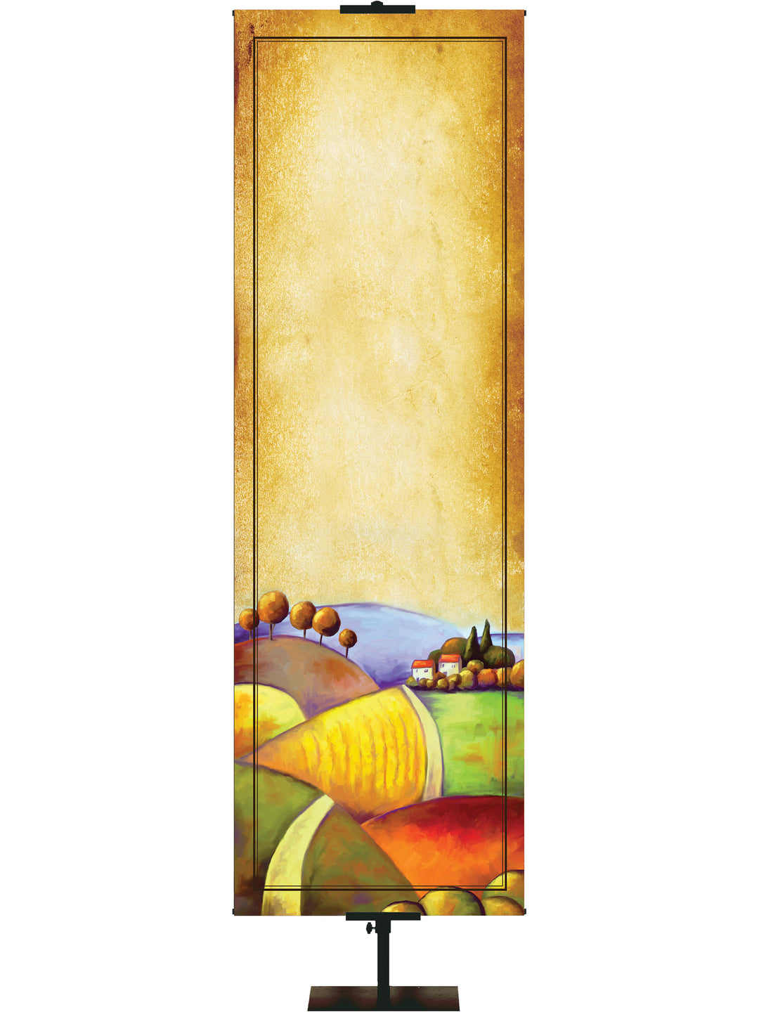 Custom Banner Scripture Scroll We Will Serve The Lord - Custom Year Round Banners - PraiseBanners