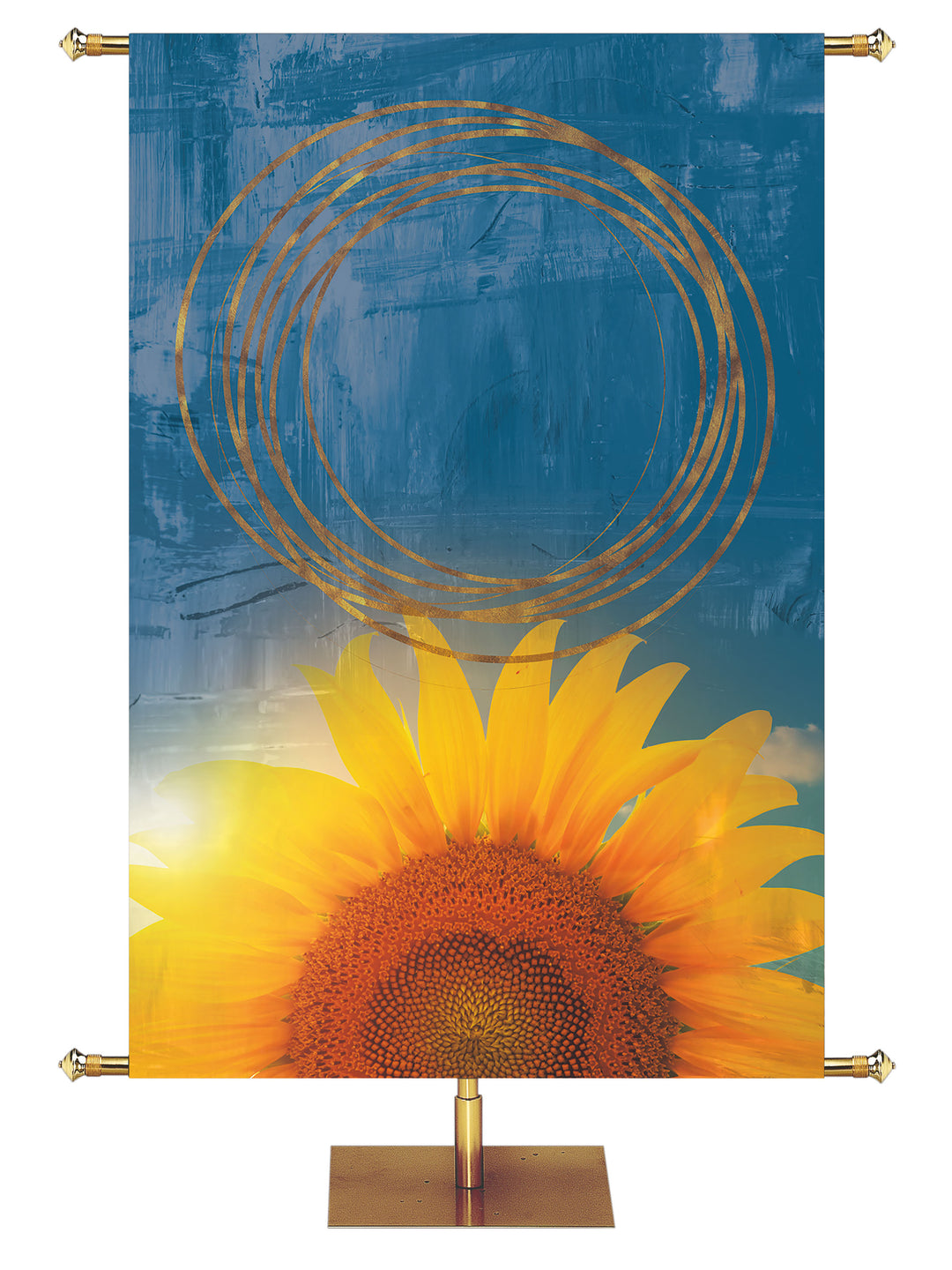 Spring Awakenings Sunflower Custom Banner - Custom Easter Banners - PraiseBanners