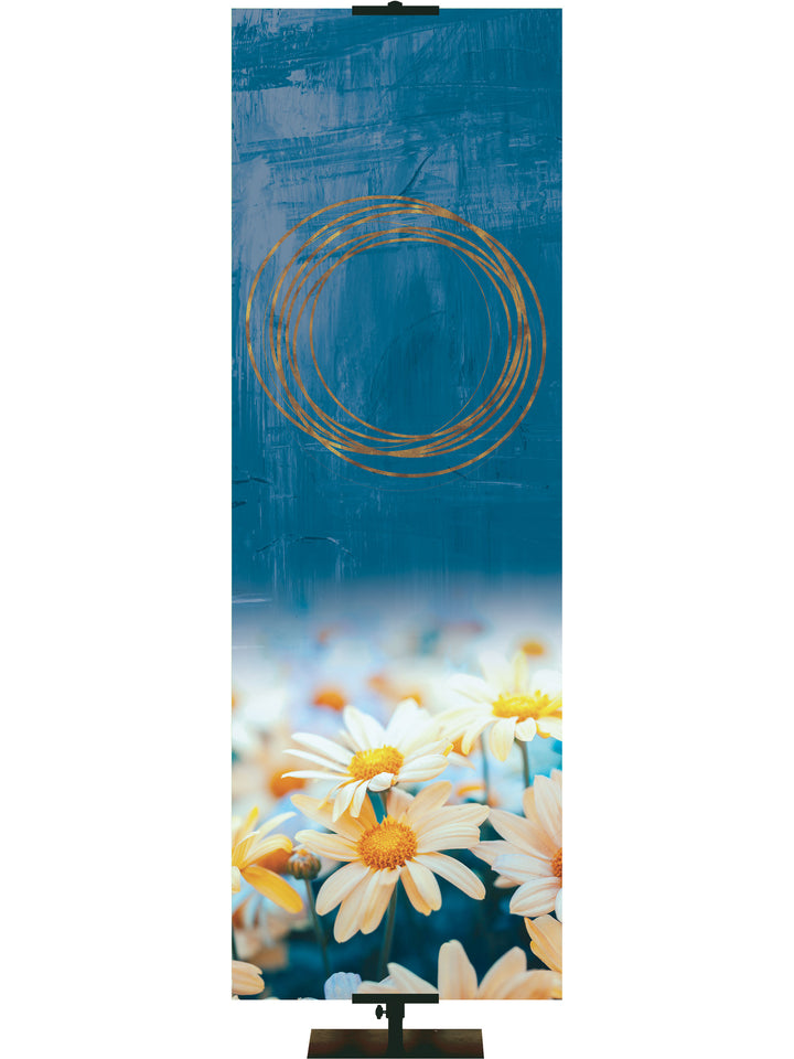 Spring Awakenings Daisies Custom Banner - Custom Easter Banners - PraiseBanners