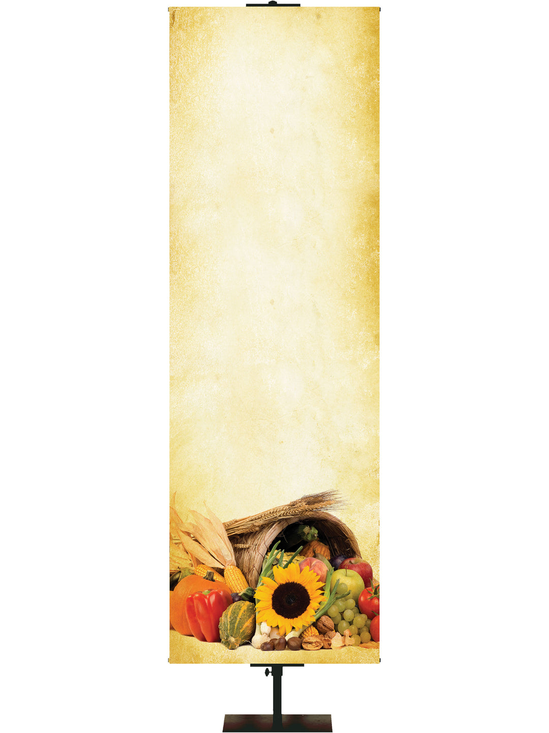 Custom Banner Classic Thanksgiving Give Thanks - Custom Fall Banners - PraiseBanners