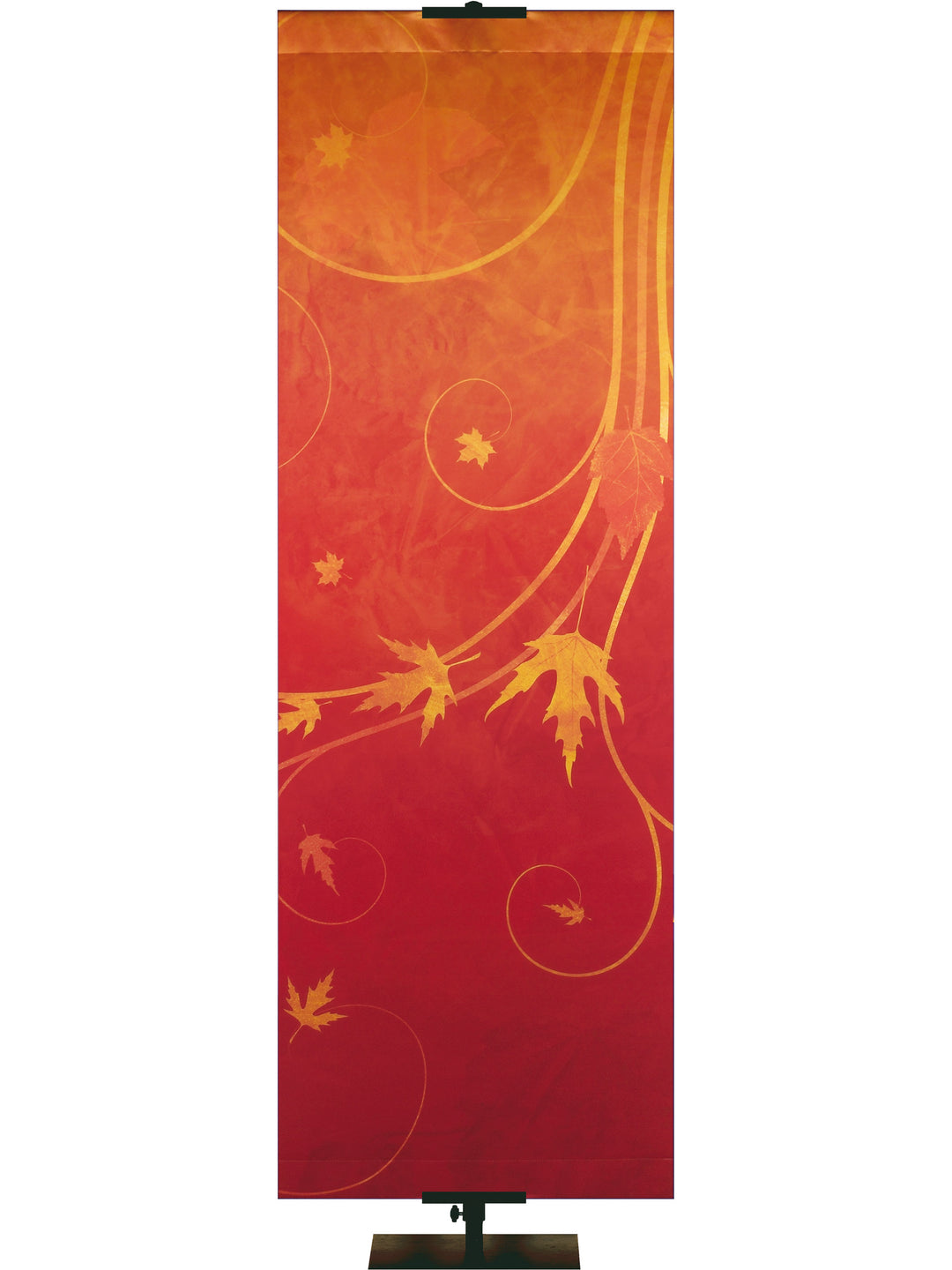 Custom Banner Autumn Foil Style RED - Custom Fall Banners - PraiseBanners