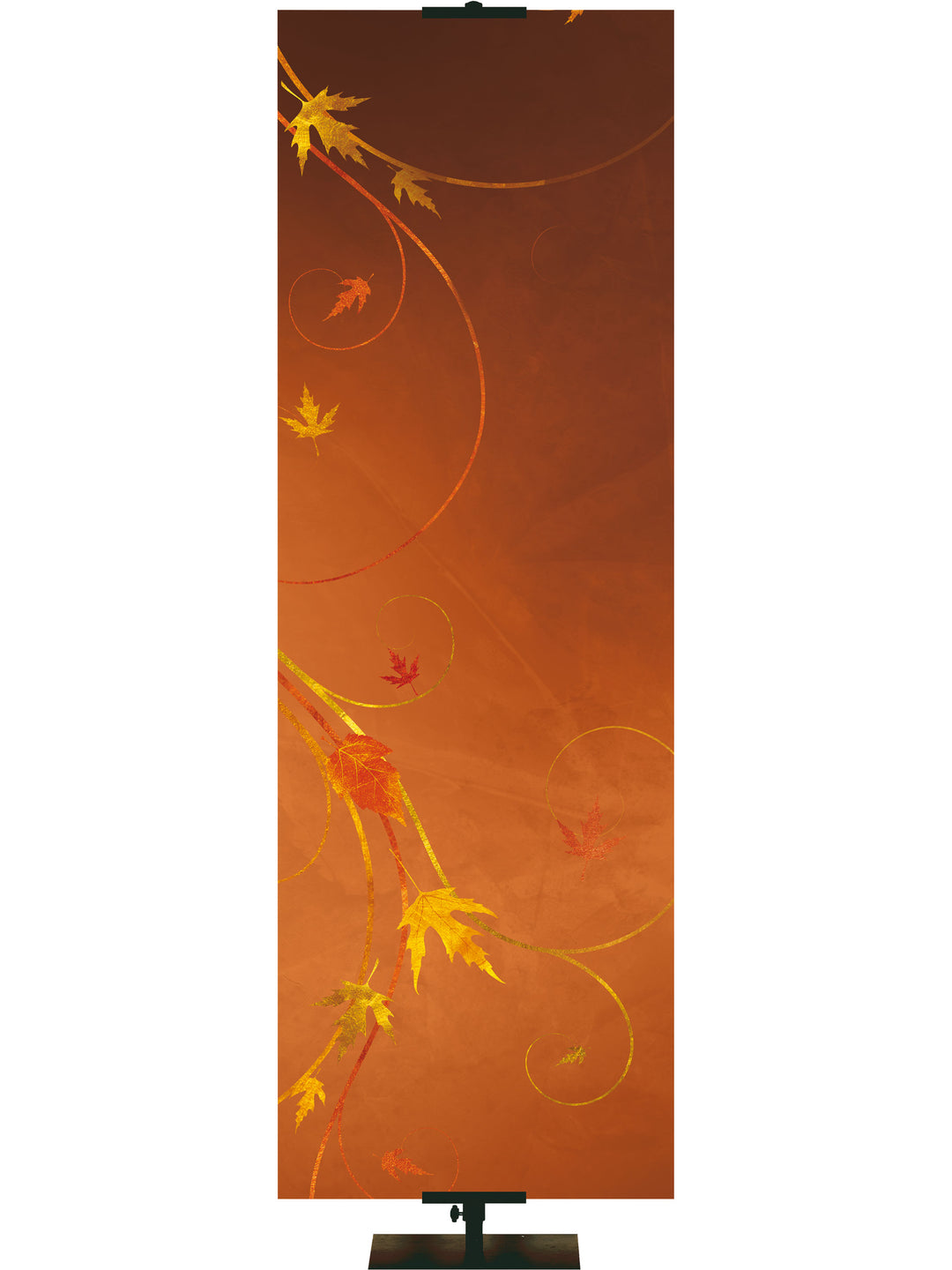 Custom Banner Autumn Foil Thankful - Custom Fall Banners - PraiseBanners