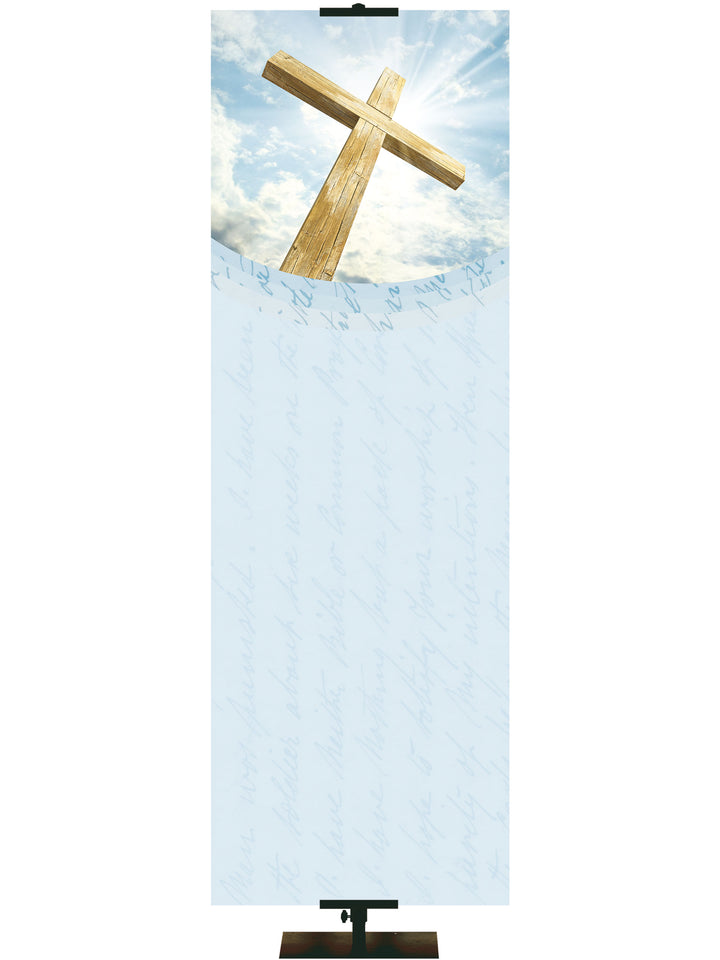 Custom Welcome Banner Cross - Custom Welcome Banners - PraiseBanners