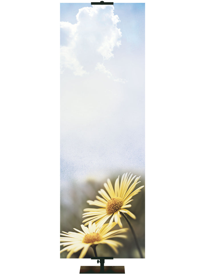 Custom Welcome Banner Daisy - Custom Welcome Banners - PraiseBanners