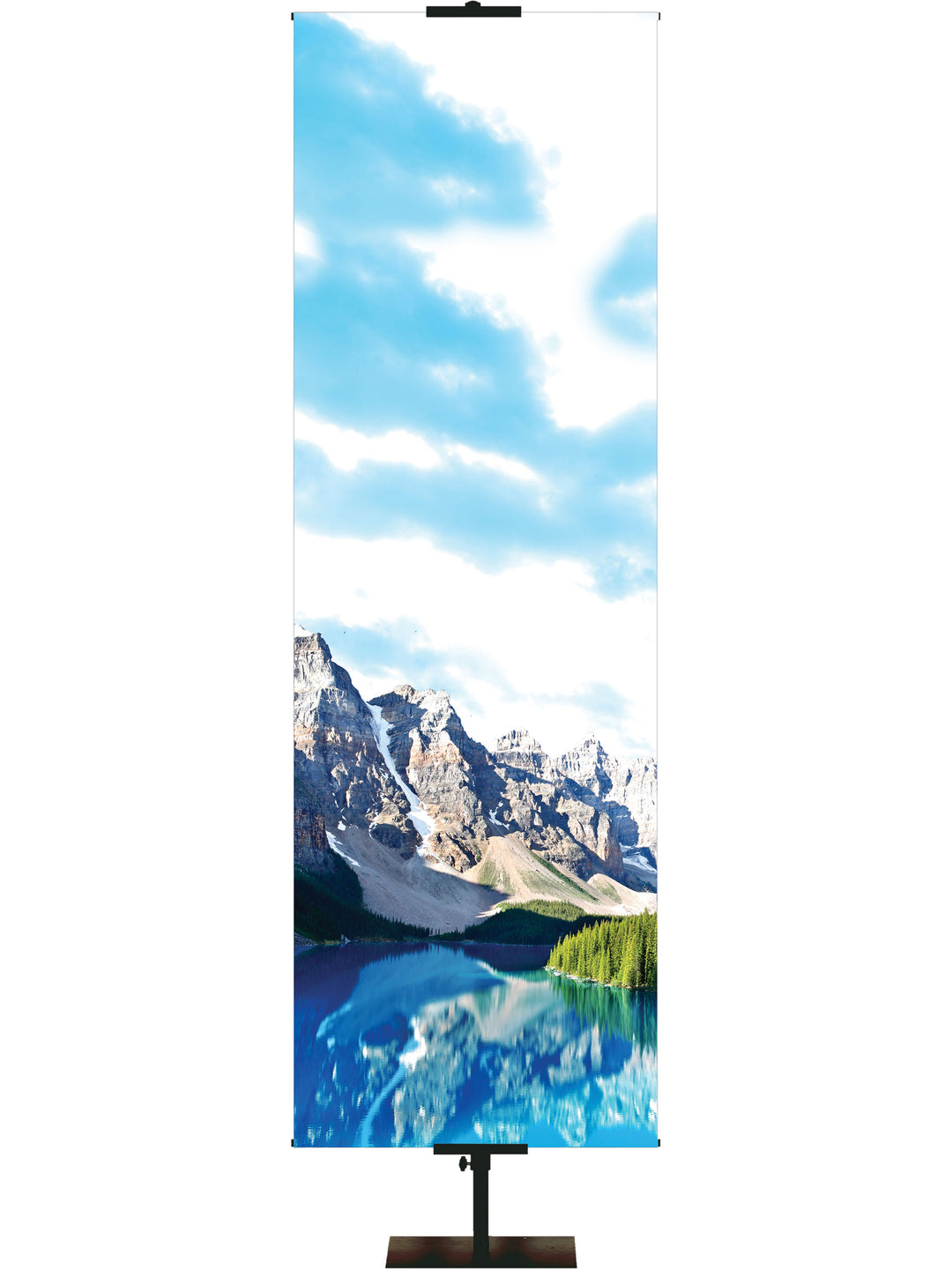 Custom Mountains Banner Words of Hope - Custom Year Round Banners - PraiseBanners