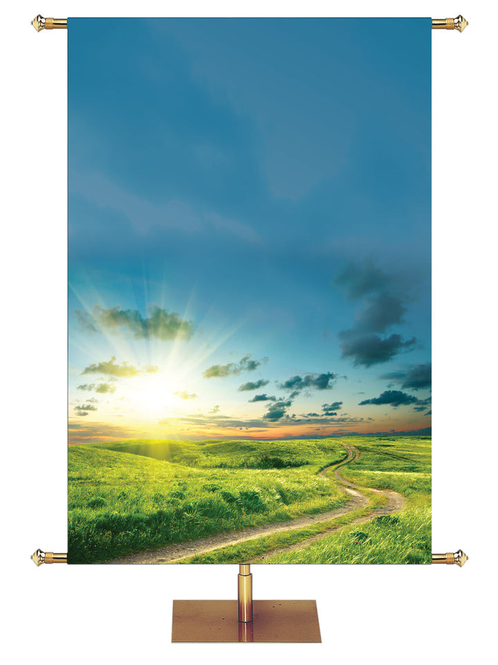 Custom Heavenly Road Banner Words of Hope - Custom Year Round Banners - PraiseBanners