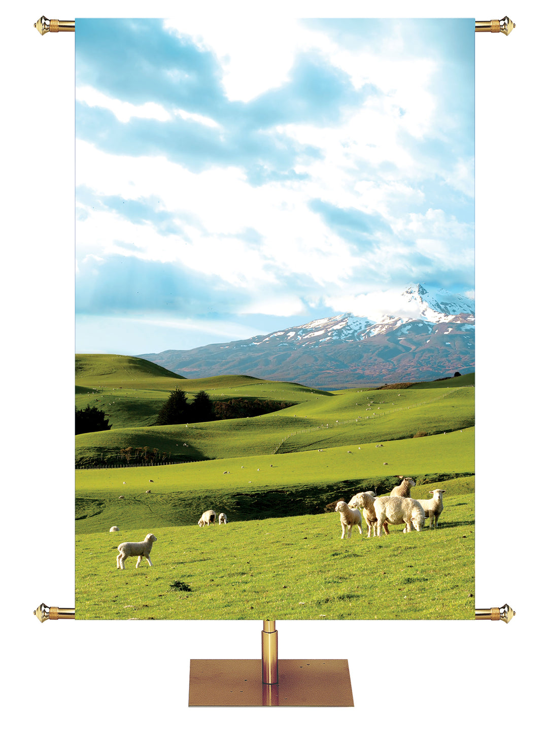 Custom Green Pastures Banner Words of Hope - Custom Year Round Banners - PraiseBanners