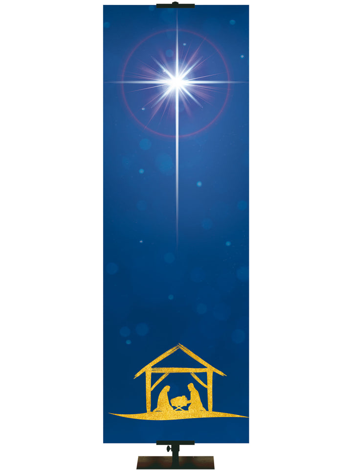 Good Tidings Custom Banner In 4 Color Options - Custom Christmas Banners - PraiseBanners