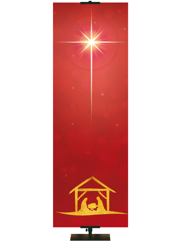 Good Tidings Custom Banner In 4 Color Options - Custom Christmas Banners - PraiseBanners