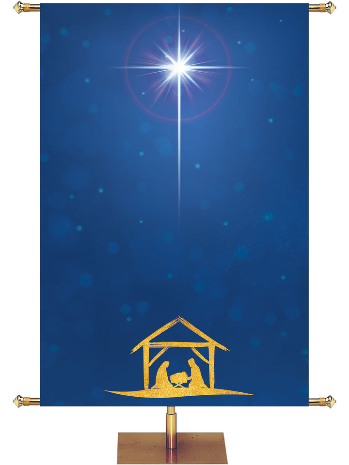 Good Tidings Custom Banner In 4 Color Options - Custom Christmas Banners - PraiseBanners