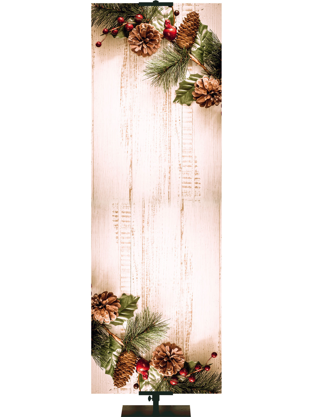 Custom Banner Heartland Christmas Collection Left - Custom Christmas Banners - PraiseBanners