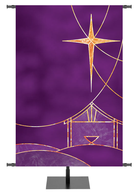 Custom Banner Away in a Manger Prince of Peace