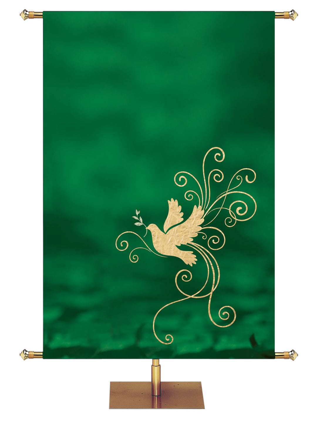 Custom Christmas Foil Dove Banner-Right - Custom Christmas Banners - PraiseBanners