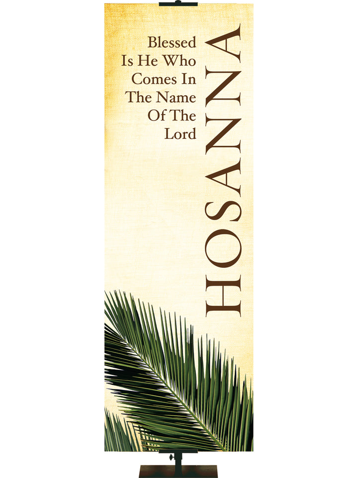 Easter Linen Hosanna - Easter Banners - PraiseBanners