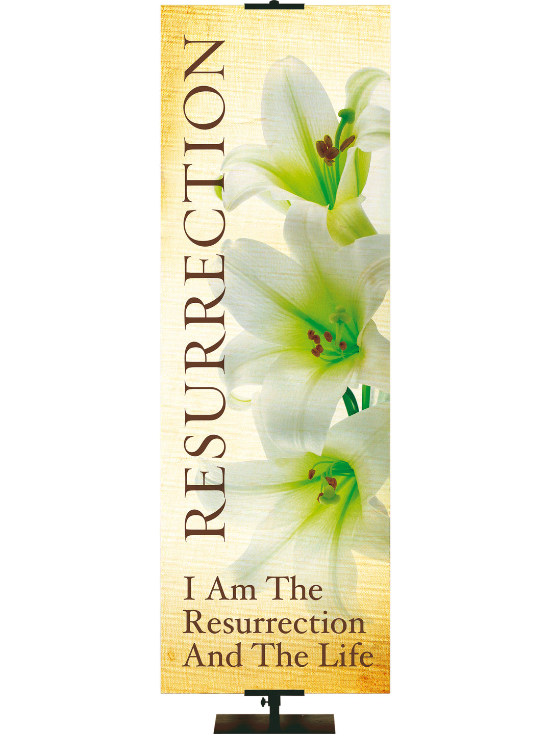 Easter Linen Resurrection - Easter Banners - PraiseBanners