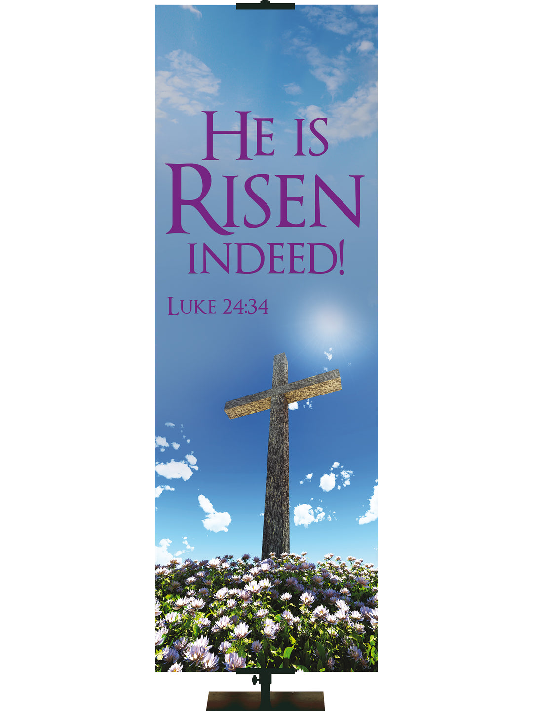 Contemporary Easter Risen Indeed - Easter Banners - PraiseBanners