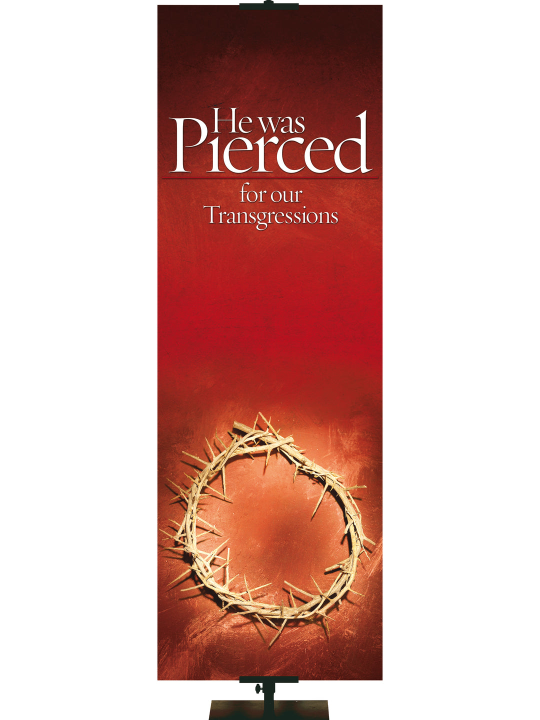 Joyous Easter He was Pierced - Easter Banners - PraiseBanners