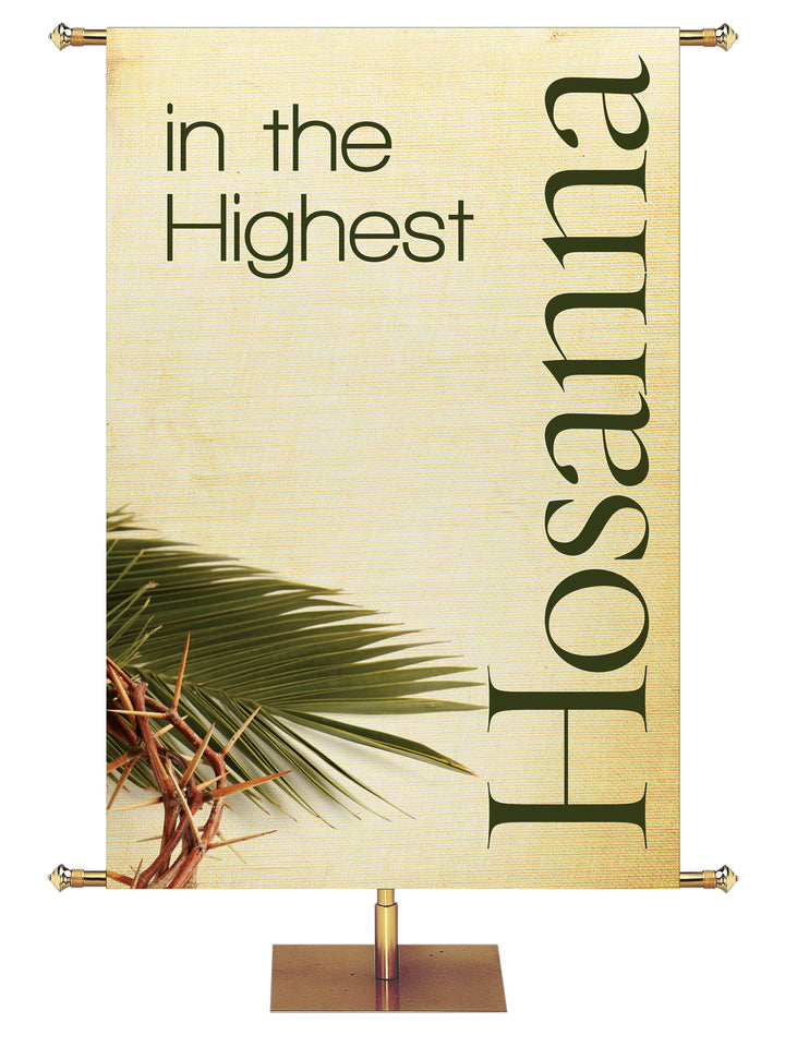 Rustic Easter Hosanna - Easter Banners - PraiseBanners